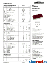 Datasheet SKIM100GD063D manufacturer Semikron