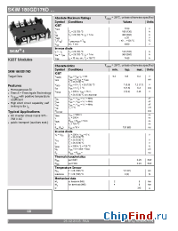 Datasheet SKiM180GD176D manufacturer Semikron