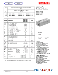 Datasheet SKKD150/08 manufacturer Semikron