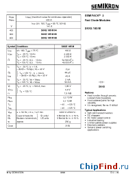 Datasheet SKKE165M manufacturer Semikron