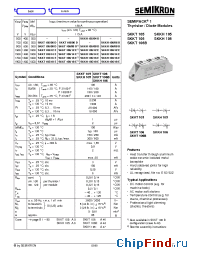 Datasheet SKKH106/16E manufacturer Semikron