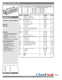 Datasheet SKKH162 manufacturer Semikron