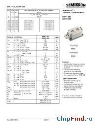 Datasheet SKKT330/12 manufacturer Semikron