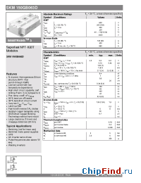 Datasheet SKM150GB063D manufacturer Semikron