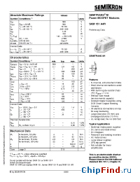Datasheet SKM151A4R manufacturer Semikron