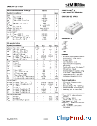 Datasheet SKM300GB174D manufacturer Semikron