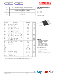 Datasheet SKR67F manufacturer Semikron
