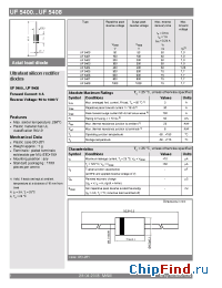 Datasheet UF5406 производства Semikron