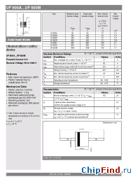Datasheet UF600J производства Semikron