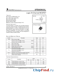 Datasheet SFB95N03L производства SemiWell