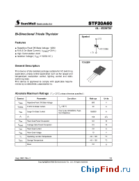 Datasheet STF20A60 производства SemiWell