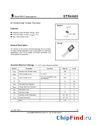 Datasheet STR4A60 производства SemiWell