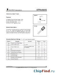 Datasheet STR4A60S производства SemiWell