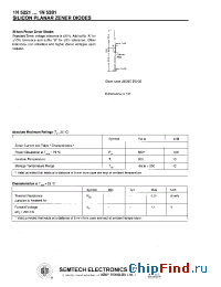 Datasheet 1N5253 производства Semtech