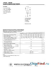 Datasheet 1N5401 производства Semtech