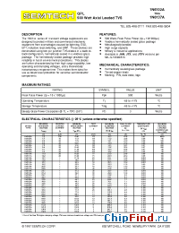 Datasheet 1N6123A производства Semtech