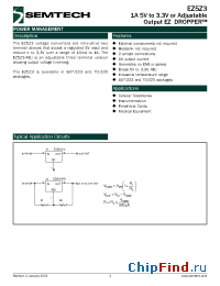 Datasheet EZ5Z3-T3.3 производства Semtech
