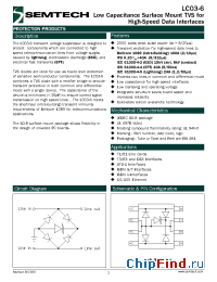 Datasheet LC03-6 производства Semtech