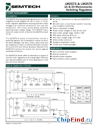 Datasheet LM2576S-5TR производства Semtech