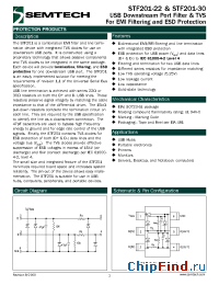 Datasheet STF201-22 производства Semtech