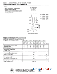 Datasheet W005 manufacturer Semtech