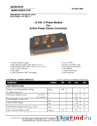 Datasheet PFC3M-10000 производства Sensitron