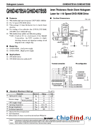 Datasheet GH6D407B5A производства SHARP