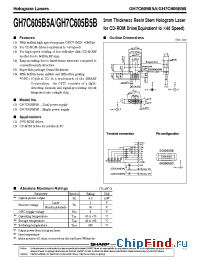 Datasheet GH7C605B5B производства SHARP