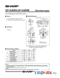 Datasheet GP1A36RA производства SHARP