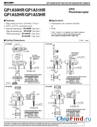 Datasheet GP1A53HR производства SHARP