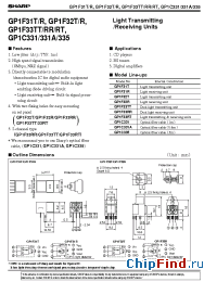 Datasheet GP1C335 производства SHARP