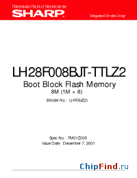 Datasheet LH28F008BJT-TTLZ2 производства SHARP