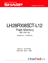 Datasheet LH28F008SCT-L12 производства SHARP