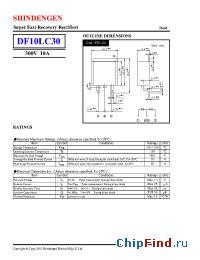 Datasheet DF10LC30 производства Shindengen