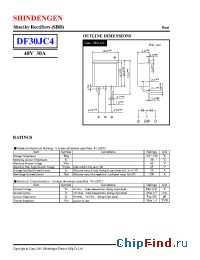 Datasheet DF30JC4 производства Shindengen