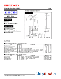 Datasheet S10SC4MR manufacturer Shindengen