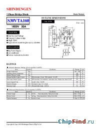 Datasheet S30VTA160 производства Shindengen