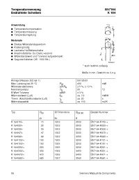 Datasheet B57164-K102 manufacturer Siemens