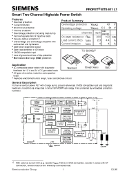 Datasheet BTS611L1E3230 manufacturer Siemens