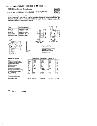 Datasheet BUW70 производства Siemens