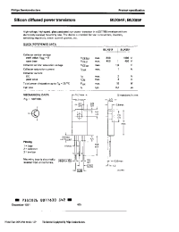 Datasheet BUX85F/B manufacturer Siemens