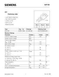Datasheet C67078-A4405-A2 производства Siemens