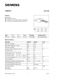 Datasheet C67078-A5009-A2 производства Siemens