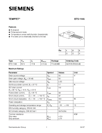 Datasheet C67078-S5000-A2 производства Siemens
