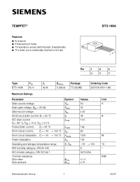 Datasheet C67078-S5011-A2 производства Siemens