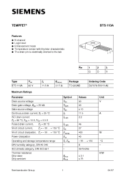 Datasheet C67078-S5015-A2 производства Siemens