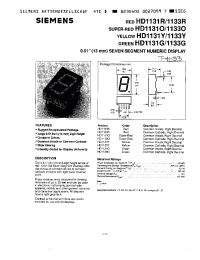 Datasheet HD1131R производства Siemens