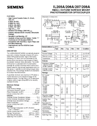 Datasheet IL208A производства Siemens