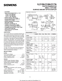 Datasheet IL215A manufacturer Siemens