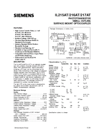Datasheet IL216AT manufacturer Siemens